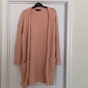 Pink Popcorn Open Cardigan